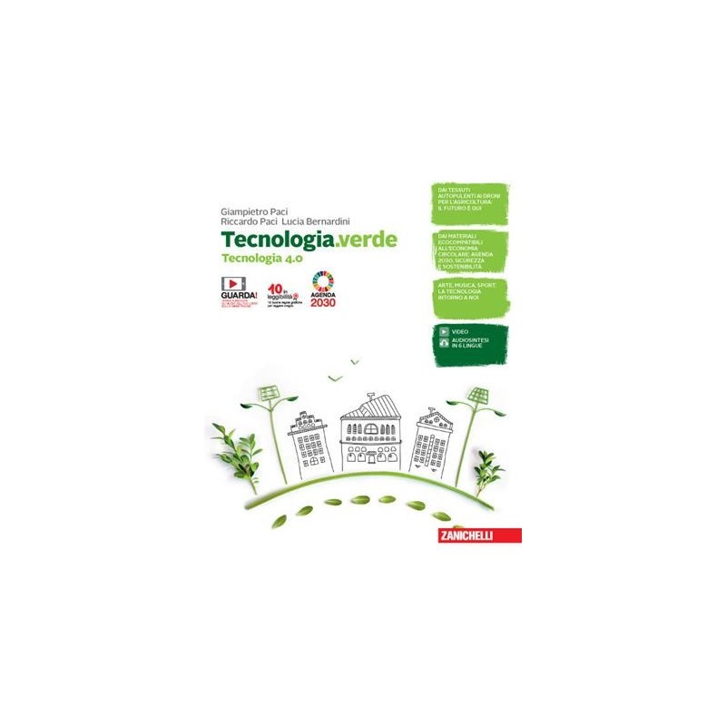 TECNOLOGIA.VERDE. TECNOLOGIA 4.0. CON INFORMATICA E DISEGNO, LABORATOR