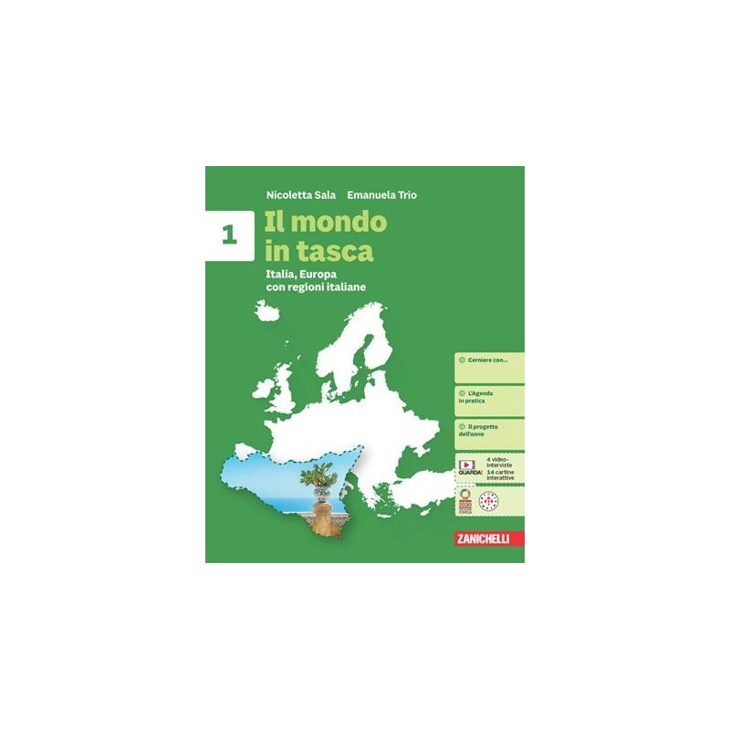 IL MONDO IN TASCA VOL. 1 + REGIONI ITALIANE - ISBN: 9788808727688