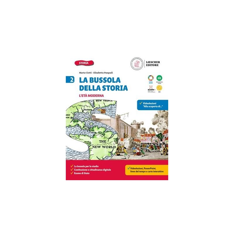 LA BUSSOLA DELLA STORIA 2 + QUADERNO - ISBN: 9788858339411