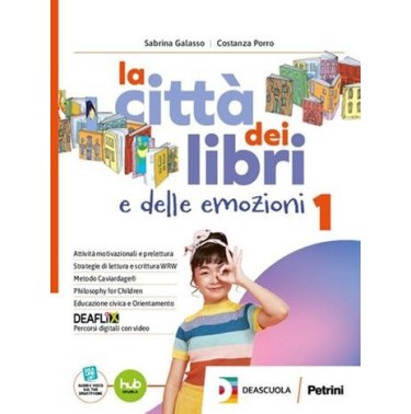 LA CITTA' DEI LIBRI E DELLE EMOZIONI 1 + TACCUINO DELLA SCRITTURA + MI - ISBN: 9788849427844