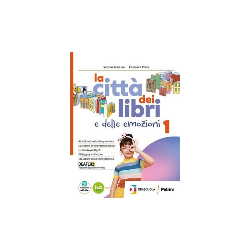 LA CITTA' DEI LIBRI E DELLE EMOZIONI 1 + TACCUINO DELLA SCRITTURA + MI - ISBN: 9788849427844