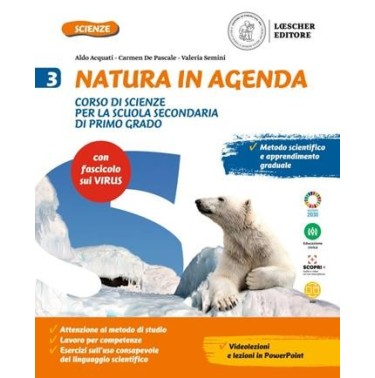 NATURA IN AGENDA 3 + FASCICOLO VIRUS - ISBN: 9788858340424