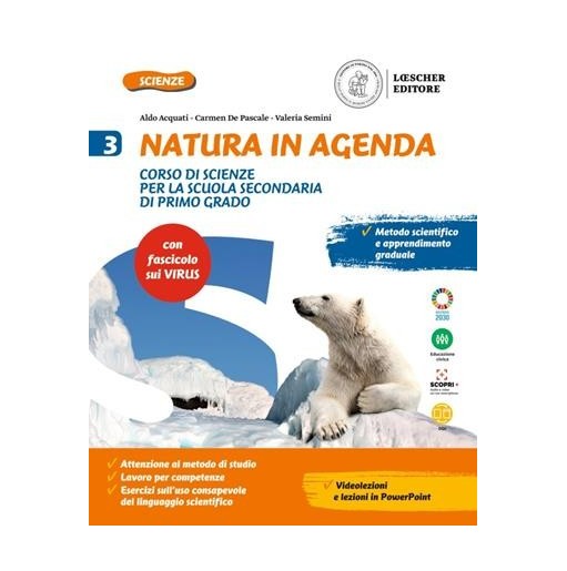 NATURA IN AGENDA 3 + FASCICOLO VIRUS - ISBN: 9788858340424