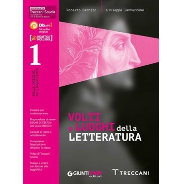 VOLTI LUOGHI LETTERATURA VOL.1 - ISBN: 9788809892842