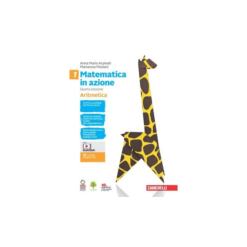MATEMATICA IN AZIONE VOL.A + B + FASCICOLO VOL. 1 - ISBN: 9788808620378