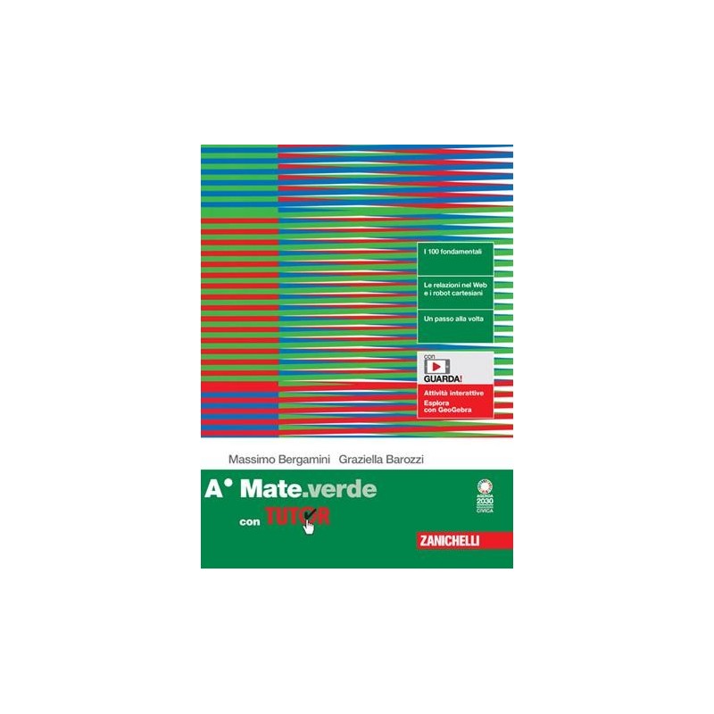 MATE.VERDE VOL. A + TUTOR - ISBN: 9788808491565