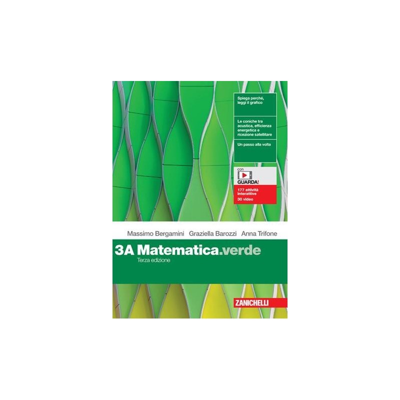 MATEMATICA.VERDE. VOL. 3A + 3B - ISBN: 9788808419361