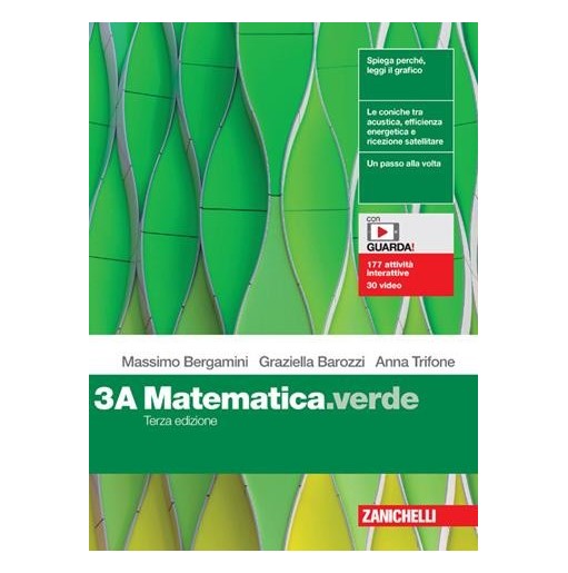 MATEMATICA.VERDE. VOL. 3A + 3B - ISBN: 9788808419361