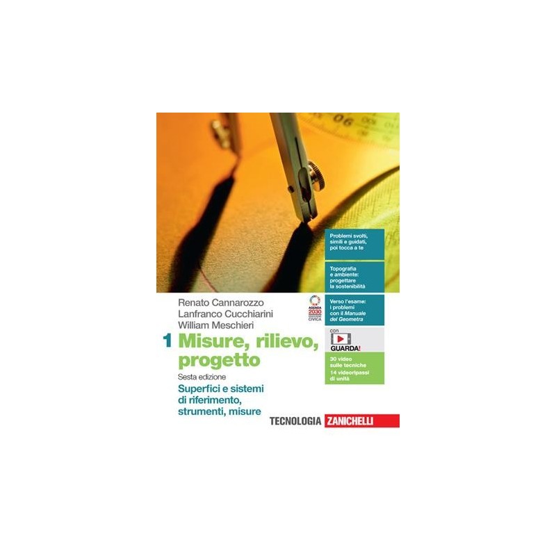 MISURE, RILIEVO, PROGETTO VOL. 1 CON ESPANSIONE ONLINE - ISBN: 9788808699916
