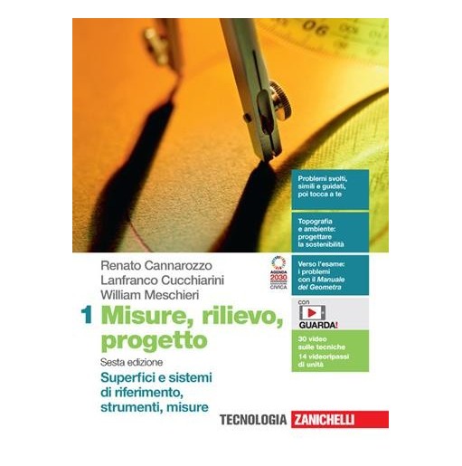 MISURE, RILIEVO, PROGETTO VOL. 1 CON ESPANSIONE ONLINE - ISBN: 9788808699916