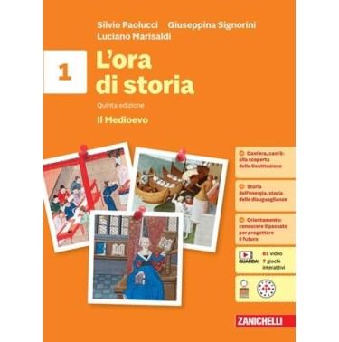 ORA DI STORIA 1 + ATLANTE STORICO - ISBN: 9788808799685