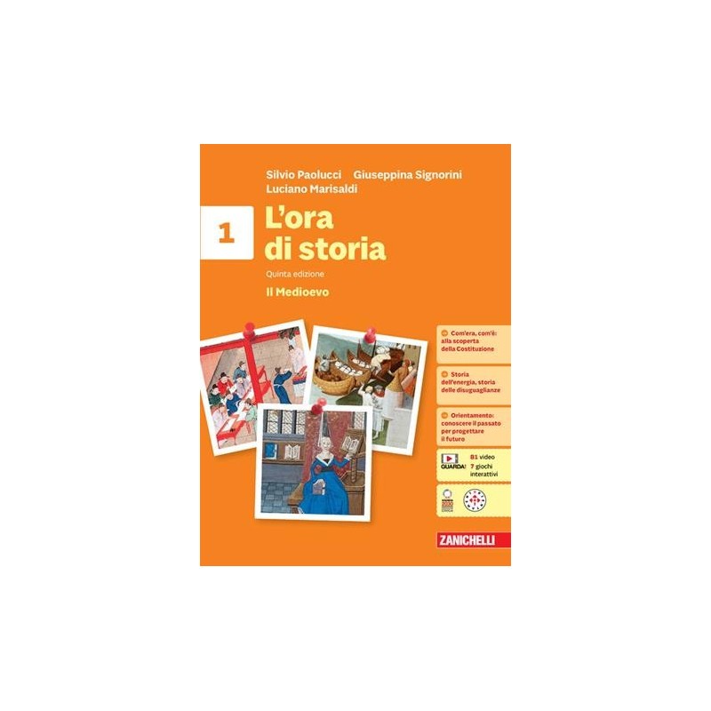 ORA DI STORIA 1 + ATLANTE STORICO - ISBN: 9788808799685