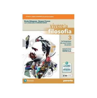 VIVERE LA FILOSOFIA 3 EDIZIONE CON CLIL - ISBN: 9788839538857