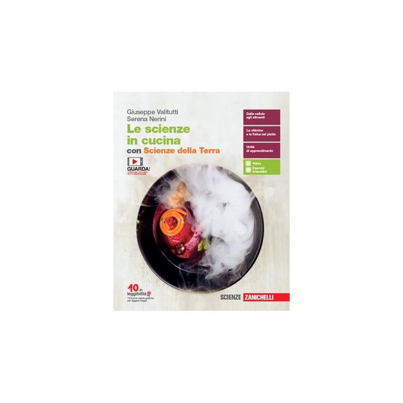 SCIENZE IN CUCINA. VOLUME UNICO CON SCIENZE DELLA TERRA. PER LE SCUOLE - ISBN: 9788808747570