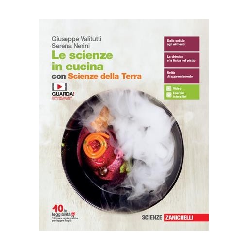 SCIENZE IN CUCINA. VOLUME UNICO CON SCIENZE DELLA TERRA. PER LE SCUOLE - ISBN: 9788808747570