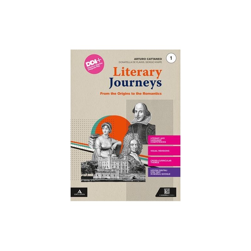 LITERARY JOURNEYS 1 + TOOLS E MAPS - ISBN: 9788843420599