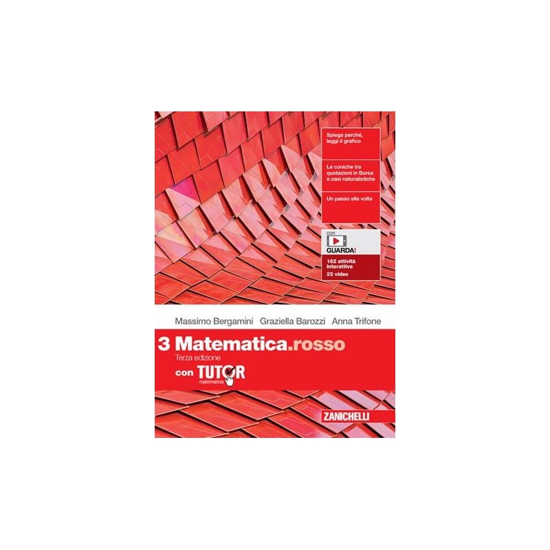 MATEMATICA.ROSSO VOL. 3 + TUTOR - ISBN: 9788808351456