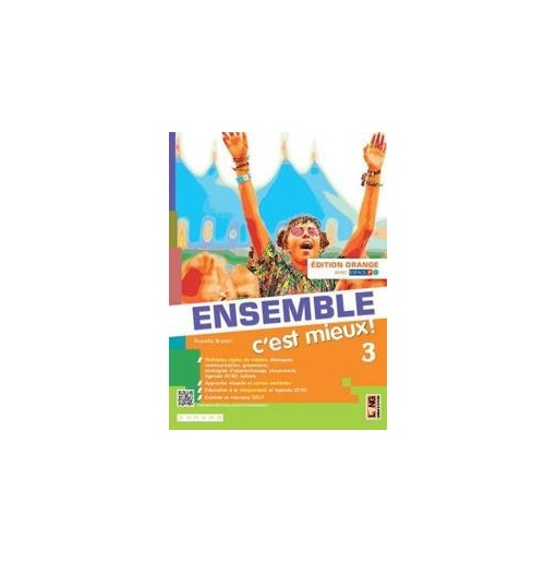 ENSEMBLE C'EST MIEUX 3 - EDITION ORANGE AVEC ESPACE F - ISBN: 9788861619388
