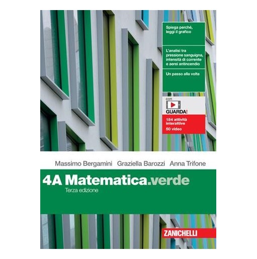MATEMATICA.VERDE. VOL. 4A + 4B - ISBN: 9788808614384