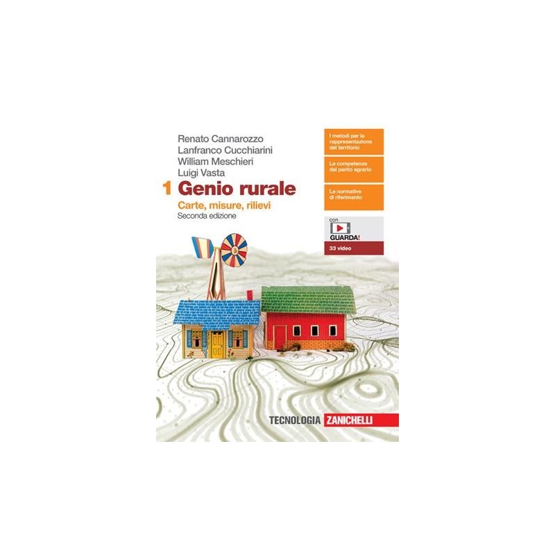 GENIO RIRALE PER AGRARIA AGROALIMENTARE E AGROINDUSTRIA VOL. 1 - ISBN: 9788808920218