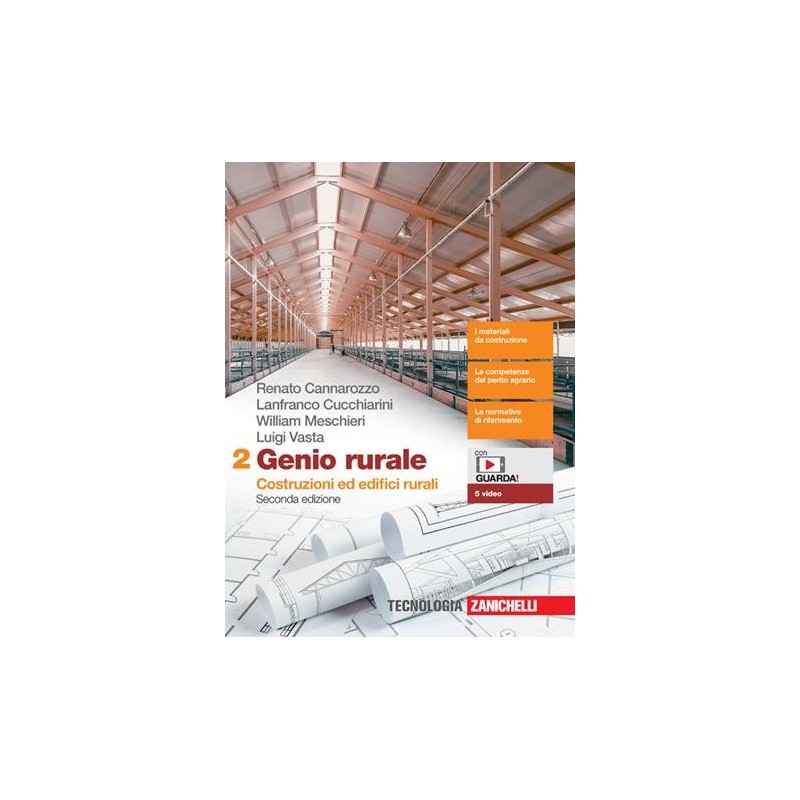 GENIO RURALE PER AGRARIA AGROALIMENTARE E AGROINDUSTRIA VOL. 2 - ISBN: 9788808532442