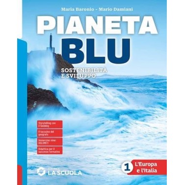 PIANETA BLU VOL. 1 + ATLANTE + REGIONI D'ITALIA - ISBN: 9788835059912