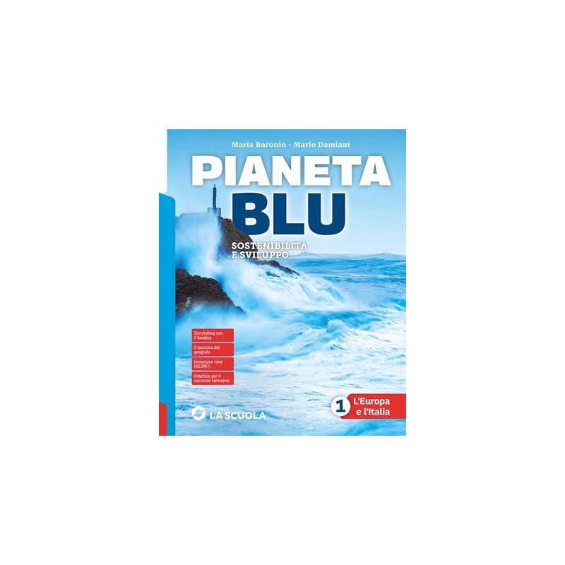 PIANETA BLU VOL. 1 + ATLANTE + REGIONI D'ITALIA - ISBN: 9788835059912