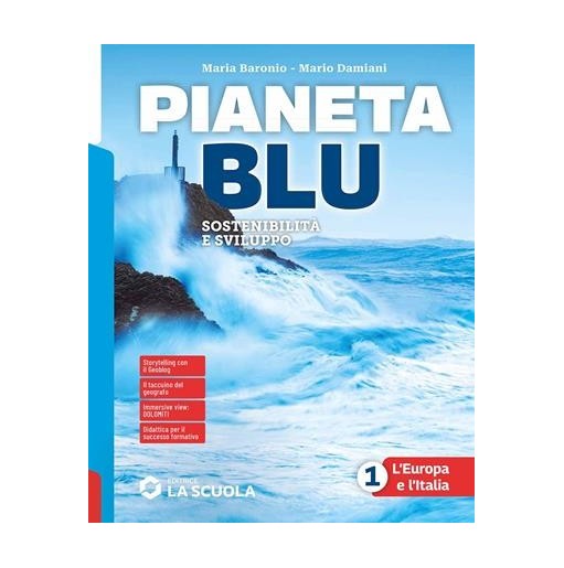 PIANETA BLU VOL. 1 + ATLANTE + REGIONI D'ITALIA - ISBN: 9788835059912