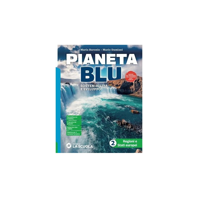 PIANETA BLU VOL. 2 + ATLANTE - ISBN: 9788835059936
