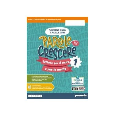 PAROLE PER CRESCERE 1 - ISBN: 9788839537768