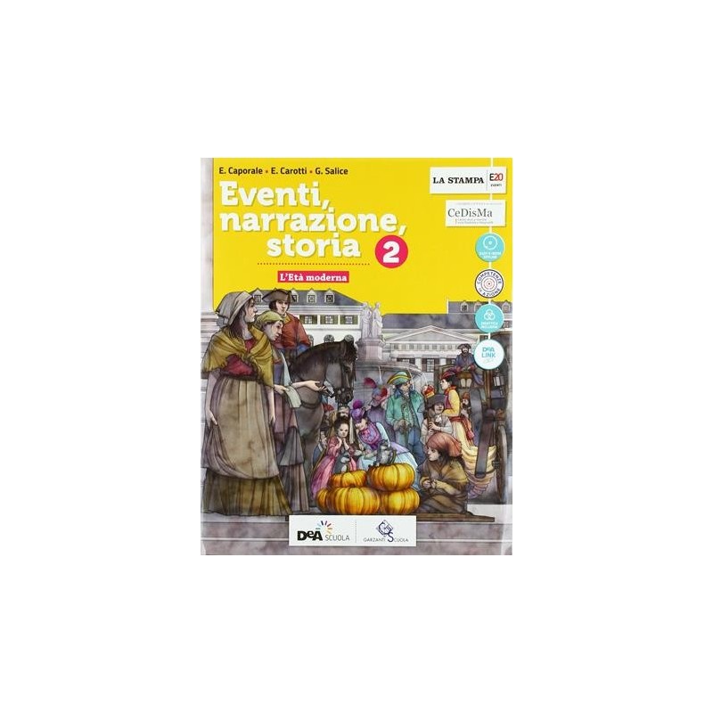 EVENTI, NARRAZIONE, STORIA 2 + DIDATTICA + EBOOK - ISBN: 9788869645143
