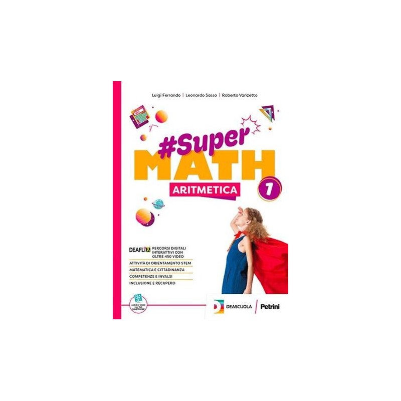 SUPERMATH ARITMETICA 2 + GEOMETRIA 2 + EB - ISBN: 9788849425789