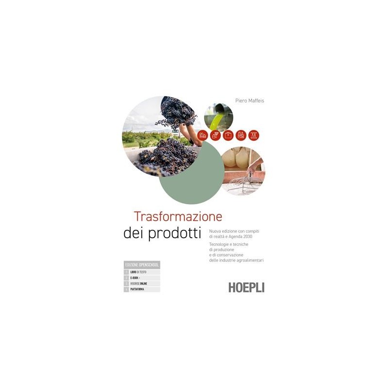 TRASFORMAZIONE DEI PRODOTTI - ISBN: 9788836015542