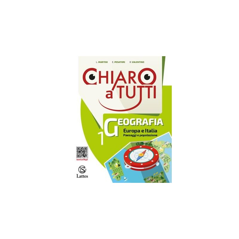 CHIARO A TUTTI GEOGRAFIA VOL. 1 + ATLANTE 1 + LE REGIONI D'ITALIA