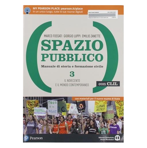 SPAZIO PUBBLICO 3 CLIL VOL + CLILHISTORYENG3 + LIBROLIQUIDO + DIDA