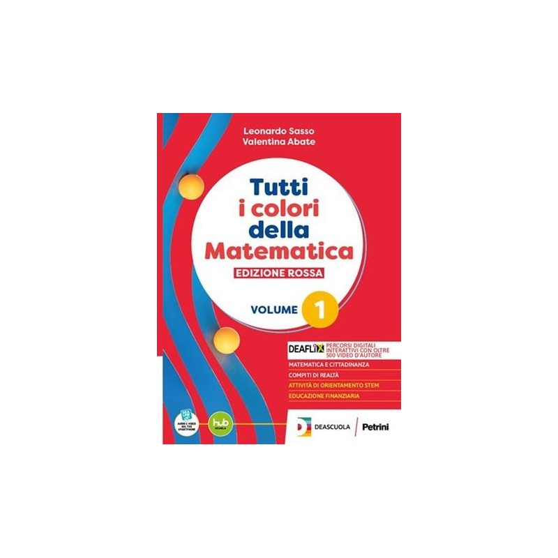 TUTTI COL.MAT. BN ROSSA 1 + QUAD + EB - ISBN: 9788849426878