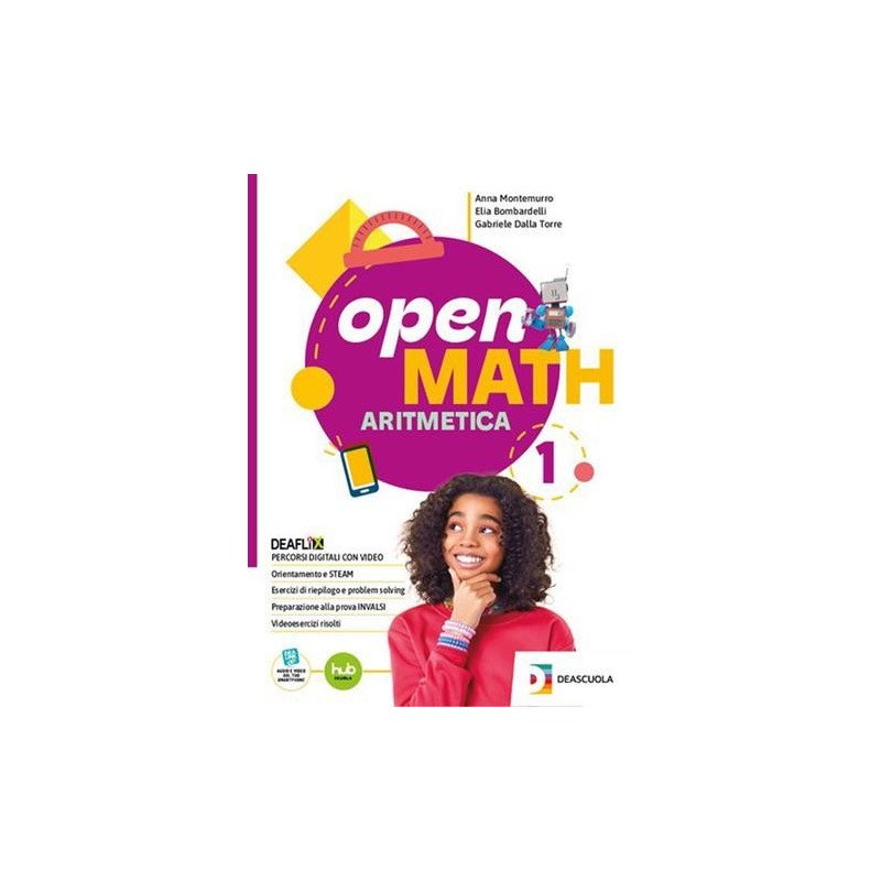 OPEN MATH ED. TEMATICA-ARITMETICA + GEOMETRIA + STRUMENTI + B - ISBN: 9791255312215