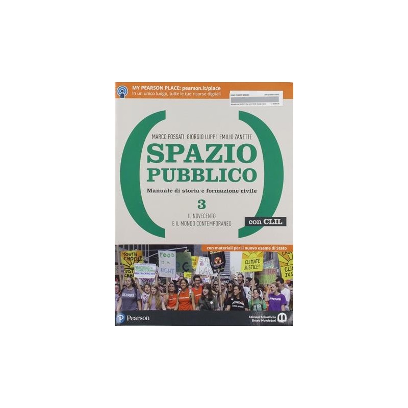 SPAZIO PUBBLICO 3 CLIL VOL + CLILHISTORYENG3 + LIBROLIQUIDO + DIDA - ISBN: 9788869105869