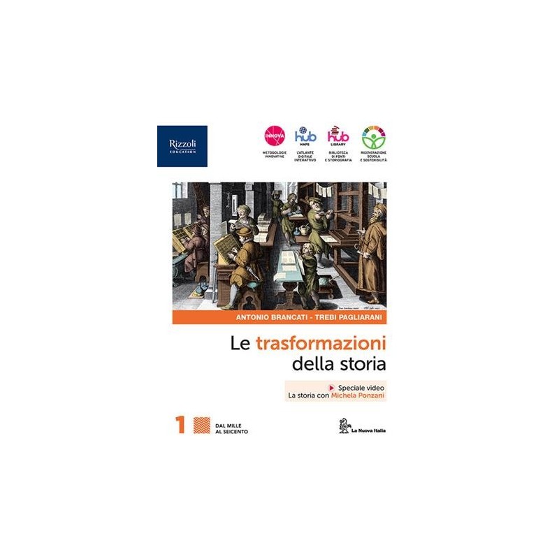 TRASFORMAZ STORIA 1 VOL + FASC SET - ISBN: 9788830220171