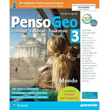 PENSOGEO 3 VOL + ATL. + LIMPARAFACILE + TEMIDATTUALITA' + PRONTIE - ISBN: 9788839529480