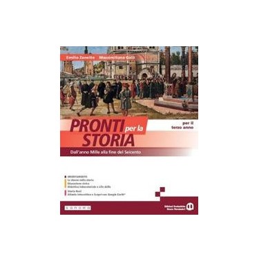 PRONTI PER LA STORIA PER IL TERZO ANNO - ISBN: 9791221600582