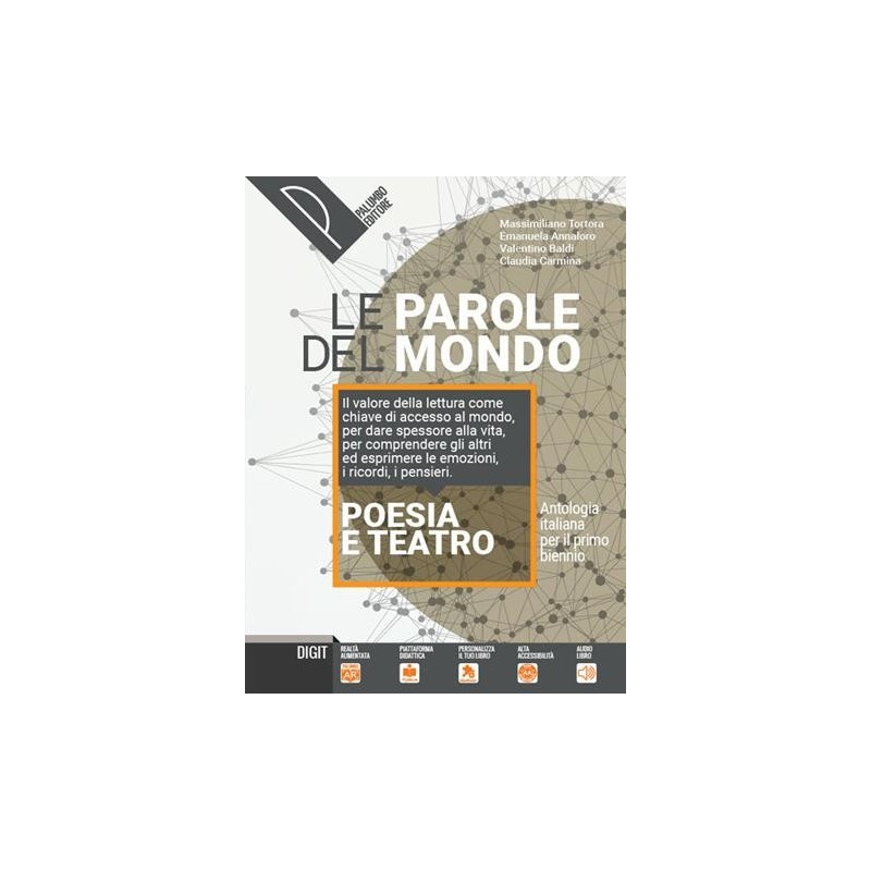 LE PAROLE DEL MONDO - POESIA E TEATRO + LETT. ORIGINI - ISBN: 9788868896393