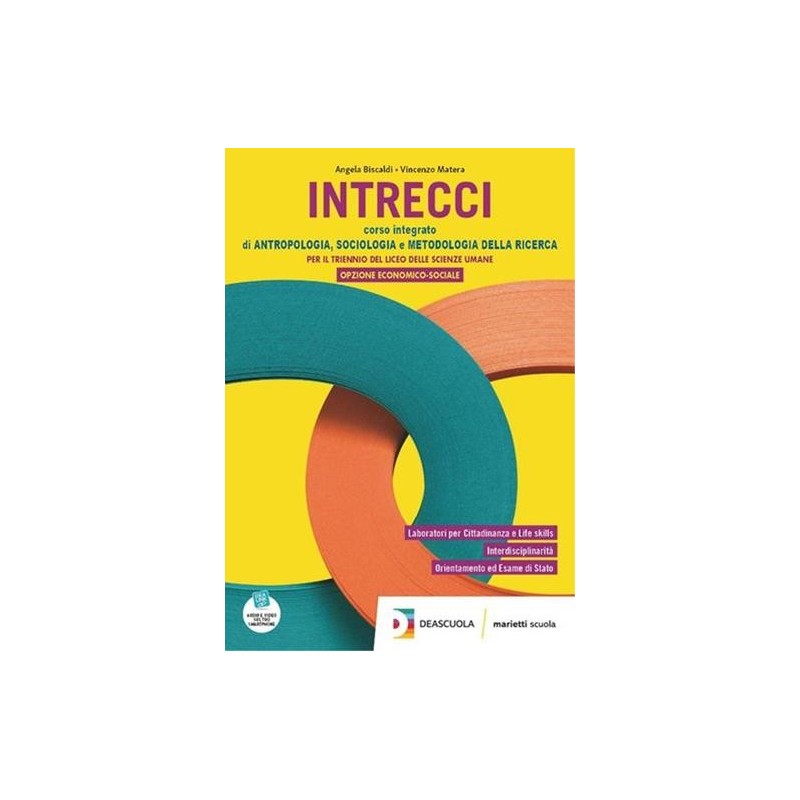 INTRECCI CORSO INTEGRATO DI ANTROPOLOGIA, SOCIOLOGIA E METODOLOGIA - ISBN: 9788839303790
