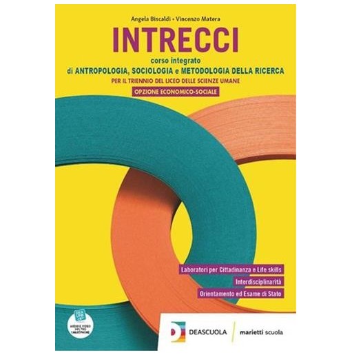 INTRECCI CORSO INTEGRATO DI ANTROPOLOGIA, SOCIOLOGIA E METODOLOGIA - ISBN: 9788839303790