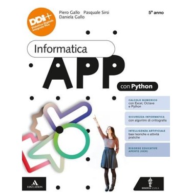 INFORMATICA APP PYTHON 5 ANNO - ISBN: 9788829865277